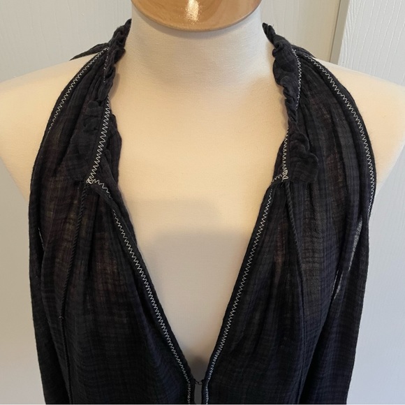 NWT Free People Black Tank with Tassels - Picture 4 of 10